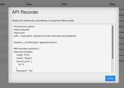 Openattic api recorder